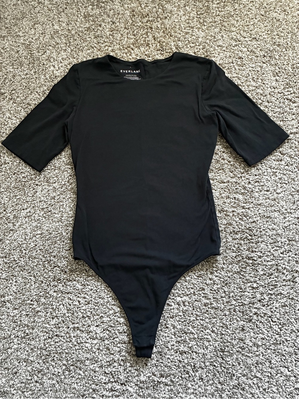 Everlane Black One-Piece Bodysuit